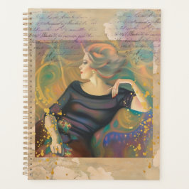 Agenda Retrato reprodutor da mulher