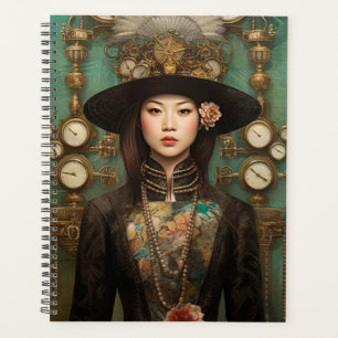 Agenda Retrato Steampunk de uma dama