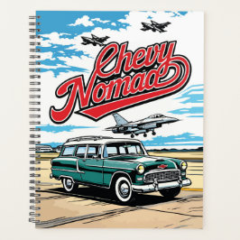 Agenda Retro Classic Wagon Sky Pop Art Illustration Print