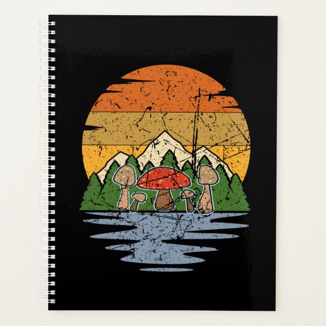 Agenda Retro de Separação de Cogumelo (Frente)