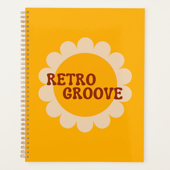 Agenda Retro Groove Planner (Frente)