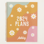 Agenda Retro Moderno Personalizado<br><div class="desc">Este é um moderno planejador de temas retrorados com um design inspirado nos anos 70. Edite a maioria dos textos e todas as cores para tornar este ajustado de planejador exclusivo nas suas necessidades de evento e no seu estilo pessoal. Apenas selecione "editar usando a ferramenta design" na barra de...</div>