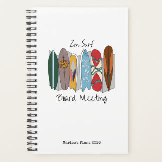 Agenda Reunião da Prancha de Surf Zen