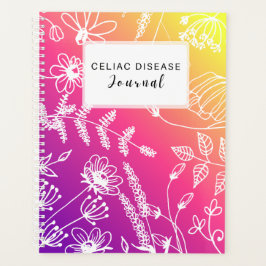 Agenda Revista Mensal da Doença Celíaca Roxo Amarelo