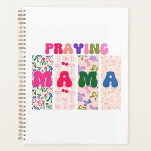 Agenda Rezando Mama Croquette Arco Afirmação Floral