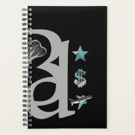 Agenda RICH Planner Trend Abstrato Blue Ocean