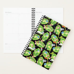 Agenda RICK E MORTY™ Padrões de materiais de queda