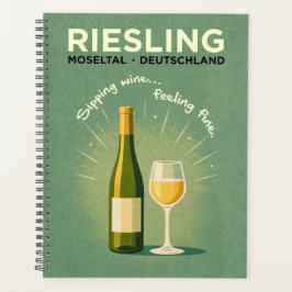 Agenda Riesling Moseltal Germany Vintage Travel Art