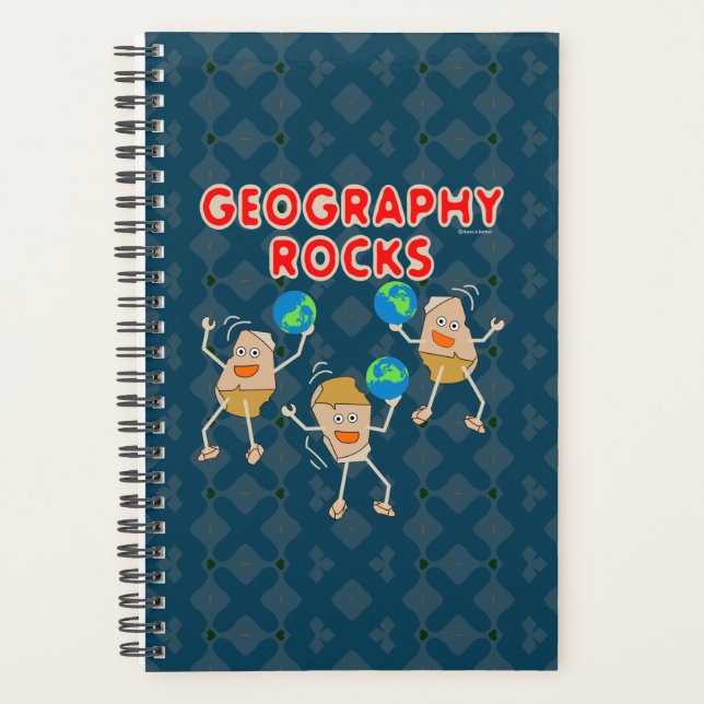 Agenda Rocks de Geografia (Frente)