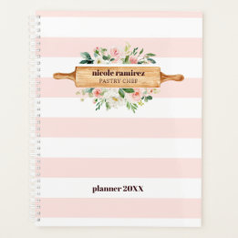 Agenda Rolling Pin Patisserie, Bandeira Floral