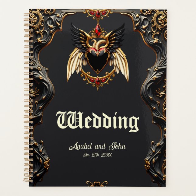 Agenda Romance Gótico, nas Sombras do Amor (Frente)