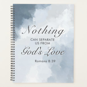 Agenda Romanos 8:39 Bíblia de amor de Deus Verso Cristão