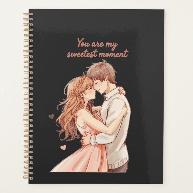 Agenda Romantic Anime Couple - Sweet Valentine Moment (Frente)