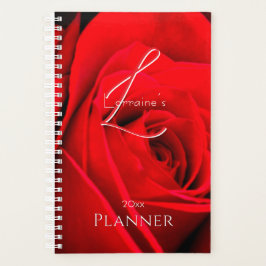 Agenda Romantic Red Rose