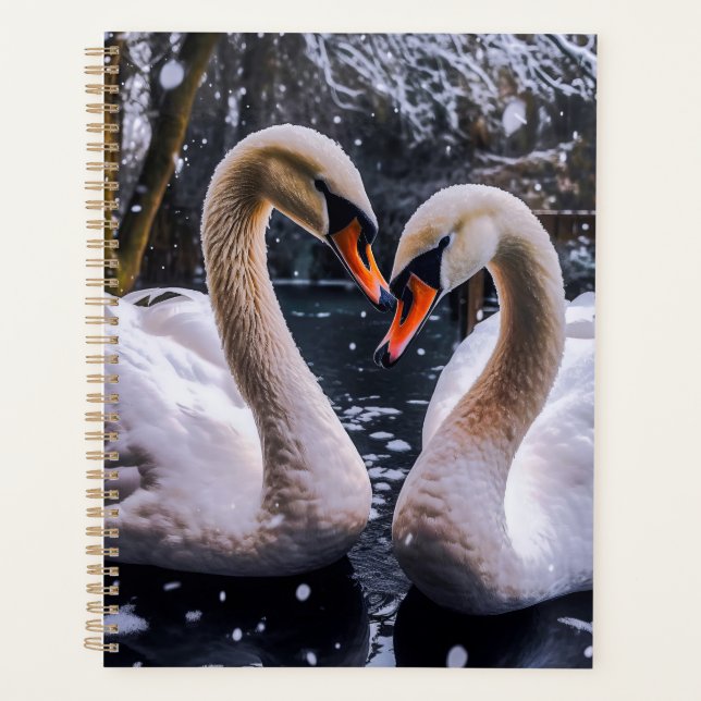 Agenda Romantic Swans in a Winter Wonderland (Frente)