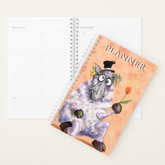 Agenda Romântico Ram Planner Engraçado (Exibição)