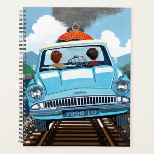 Agenda Ron & HARRY POTTER™ em carro voador para HOGWARTS™