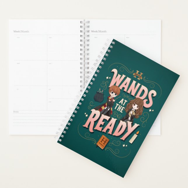 Agenda Ron & Hermione Wands no Ready (Exibição)