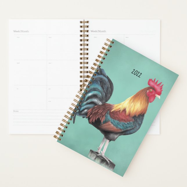 Agenda Rooster de Aquarela (Exibição)