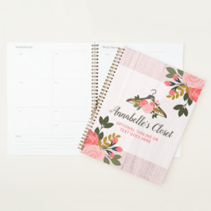 Agenda Rosa Floral Cabelo do Cabelo da Moda Boutique