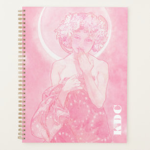 Agenda Rosa Mucha 'A Lua'