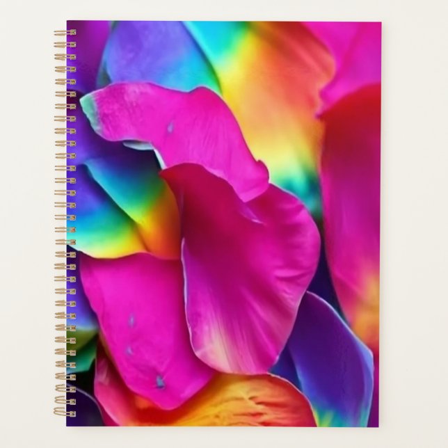 Agenda Rosa Petals - Planner (Frente)