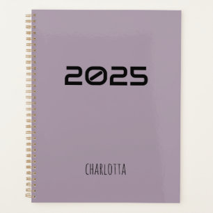 Agenda Rosa Quartz Nome personalizado preto