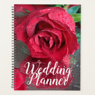 Agenda rosa vermelha Wedding