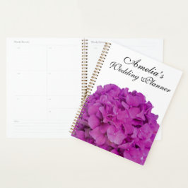 Agenda Rosas de hidrangeas florais magenta cor-de-rosa El