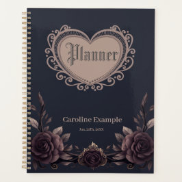 Agenda Rosas de safra romântica.