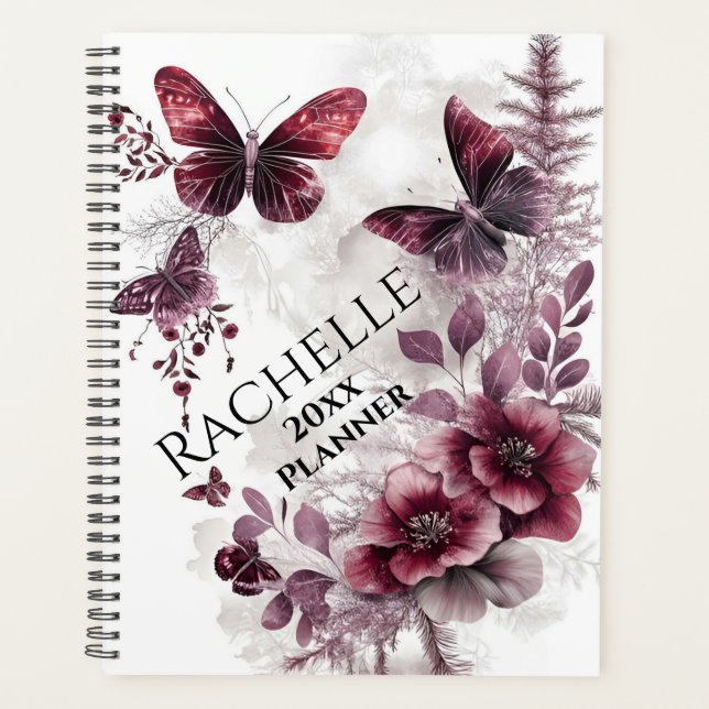 Agenda Rosas Marrons e Borboletas (Frente)