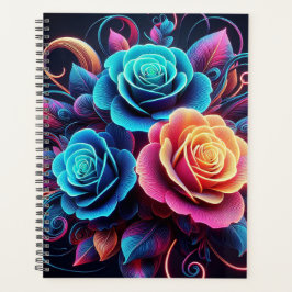 Agenda Rosas neon