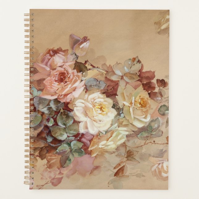 Agenda Rosas rosa e amarelas - Franz Bischoff (Frente)