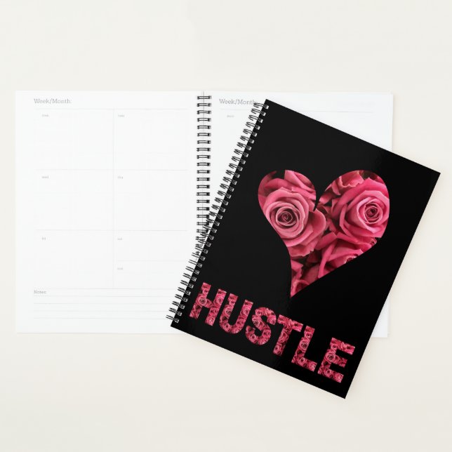 Agenda Rosas Rosa Floral Hustle (Exibição)