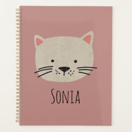 Agenda Rosto de Gatos Brancos