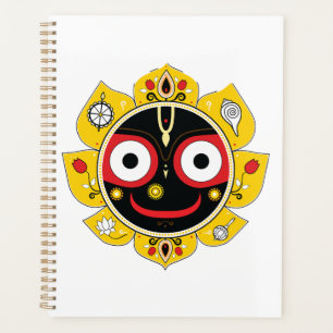 Agenda Rosto do Senhor Jagannath Divindade Hindu Espiritu
