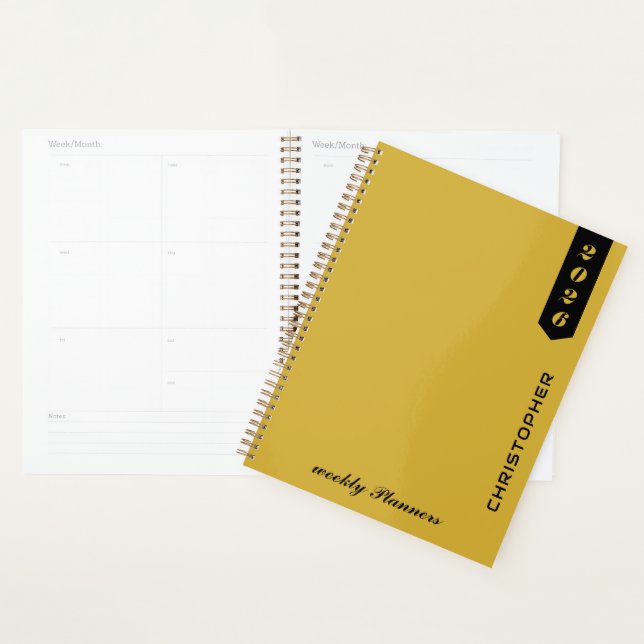 Agenda Roteiro Profissional Personalizado Elegante (Exibição)