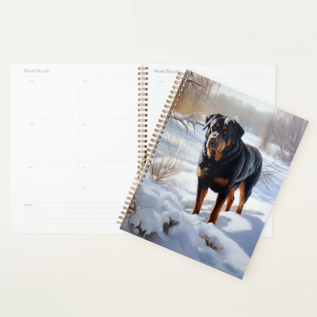 Agenda Rottweiler Deixe Neve Natal (Exibição)