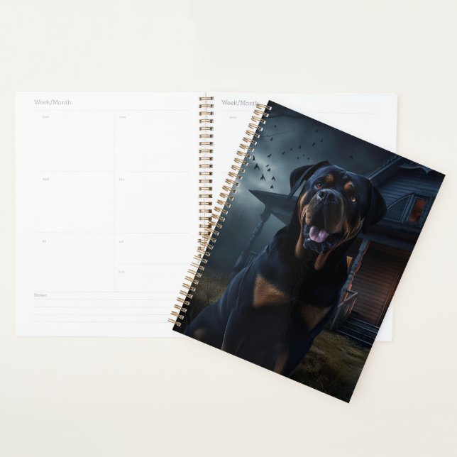 Agenda Rottweiler Halloween Scary (Exibição)