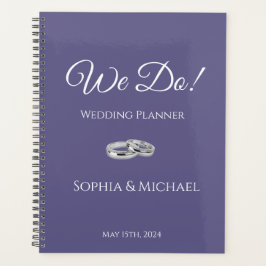 Agenda Roxo e Branco - Nós fazemos-casamento-Planner