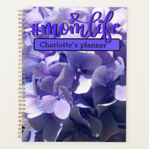 Agenda Roxo Hydrangea melhor mãe de sempre