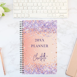 Agenda Roxo laranja rosa dourado violeta guincho 2026