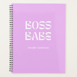 Agenda Roxo Moderno 2024 Chefe Babe Personalizado
