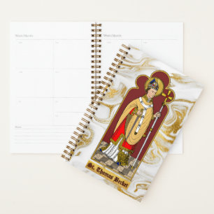 Agenda Ruas. Thomas Becket com Espada (M 033; Colorida)