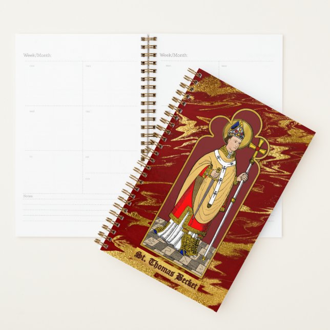 Agenda Ruas. Thomas Becket com Espada (M 033; Colorida) (Exibição)