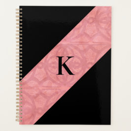 Agenda Ruddy Pink Batik e Letra Negra