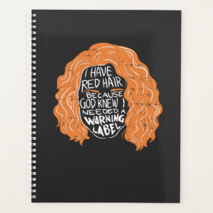 Agenda Ruiva - Eu Tenho Cabelo Ruivo