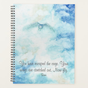 Agenda Rumi Artístico Sky Snowy Owl Planner