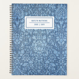Agenda Rustic Bleached Damask Denim