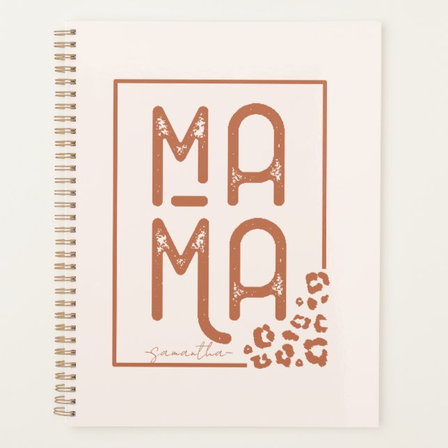 Agenda Rustic Boho Mama (Frente)